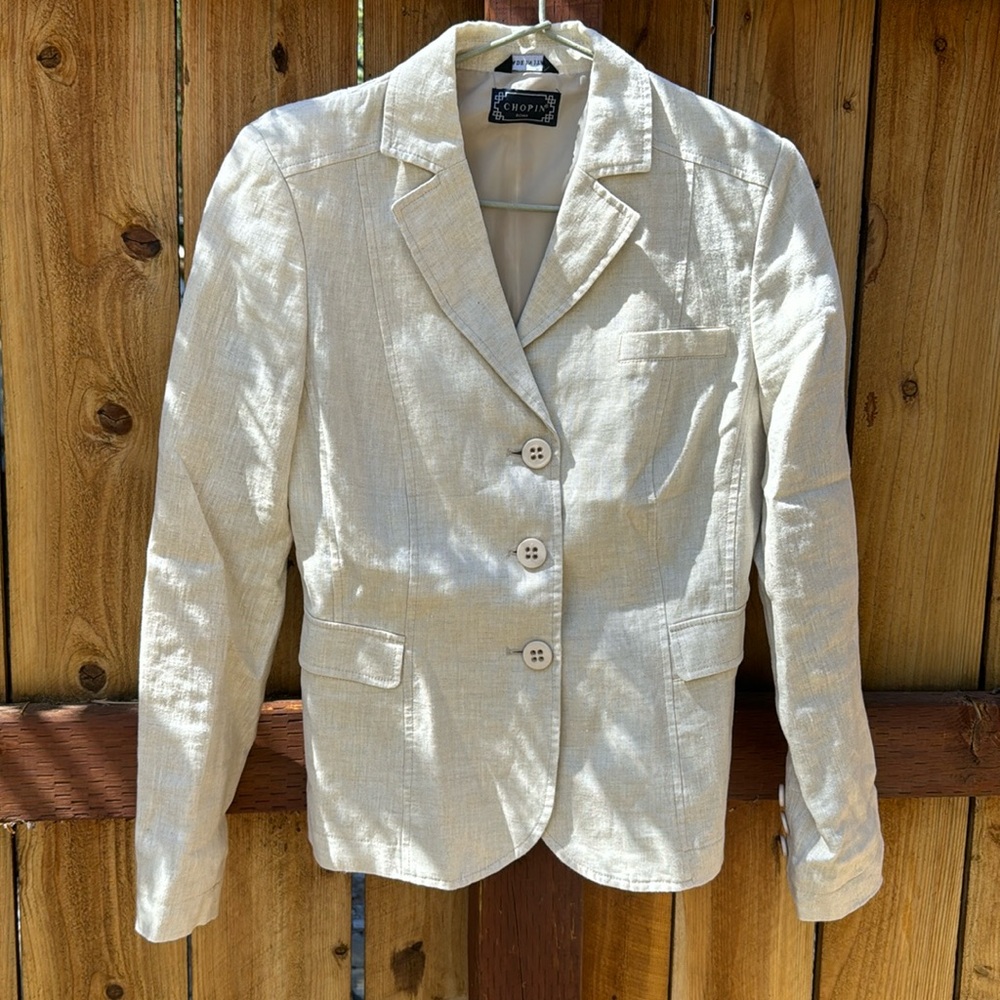 Made in Italy linen blazer